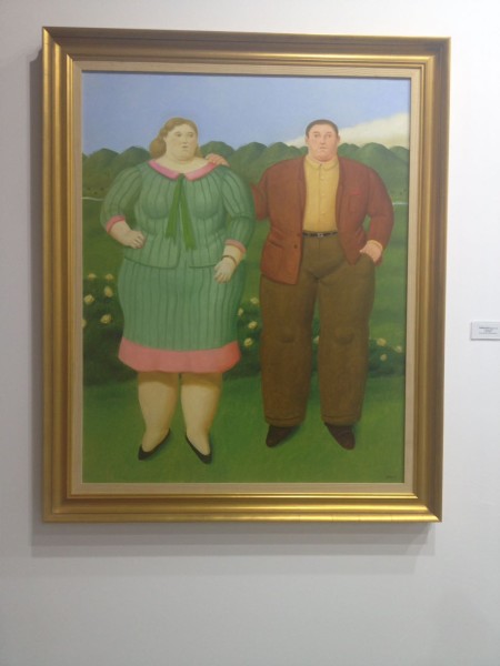 Como não contemplar um quadro modernista do artista colombiano Fernando Botero?